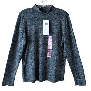 NEW Rafaella Mock Turtleneck Lightweight Sweater